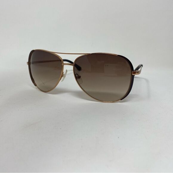 MICHAEL KORS SICILY M2045S 200 ROSE GOLD BROWN 59/13 59mm AVIATOR SUNGLASS G921 - Picture 3 of 9